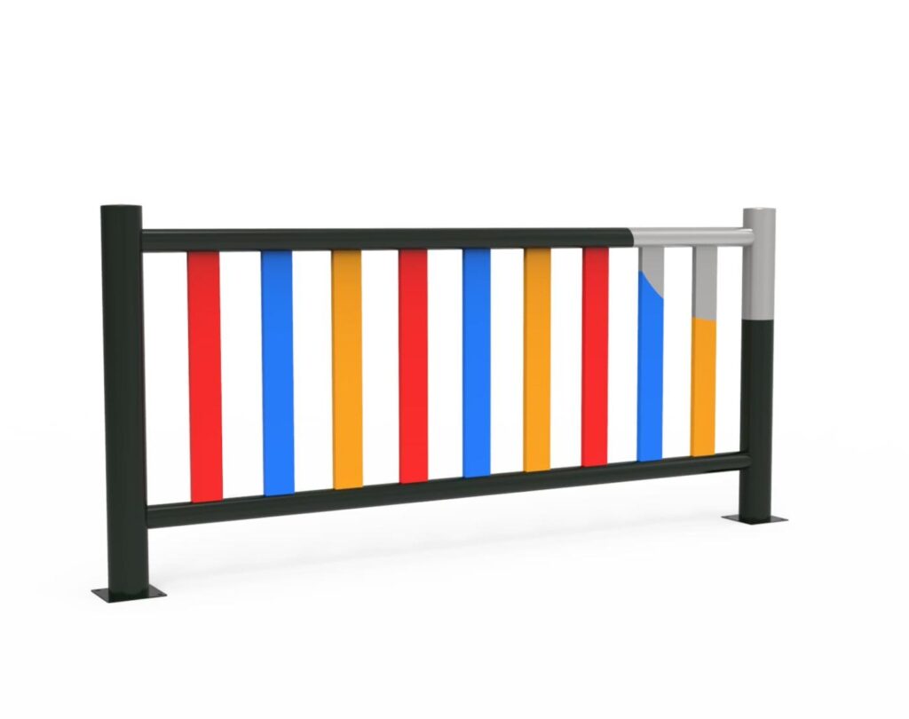 valla de colores